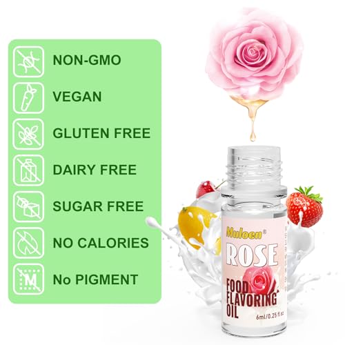 Food Flavoring Oil, 28 Flavors Candy Flavoring, Concentrate Imitation Flavor Extract for Baking, Lip Gloss, Drinks, Cooking, Soap - Water & Oil Soluble - .25 Fl Oz (6 ml) Bottles