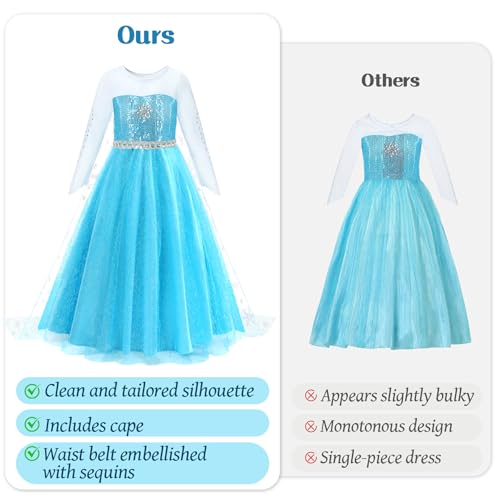 Disfraz completo princesa para niña 5-6 años miniatura 5