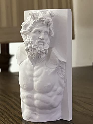 Eascheer Greek Bust Statue Sculpture 4.72''Greek Art Home Décor, Laocoon Resin Sculptures And Statues,Greek Mythology Figurine Decor #TOP5