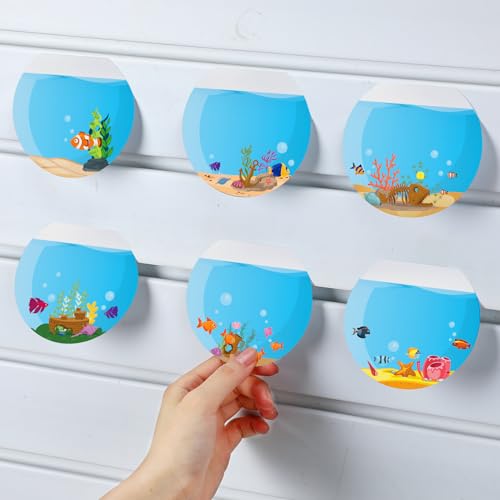Estune LAN-ESTUNE-2426 8 Pcs Plant Theme Cute Fishbowl Note Pad Color Sticky Funny Note Pad List Stylish Practical Cute Notepads thumb #4