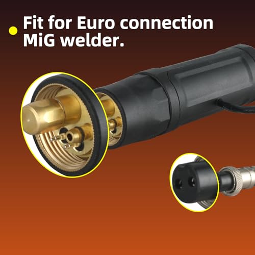 FEMEROL Pistola de carretel 150A LBT150 Alumínio MIG Welding Euro Connection Cabo de 3 metros serve