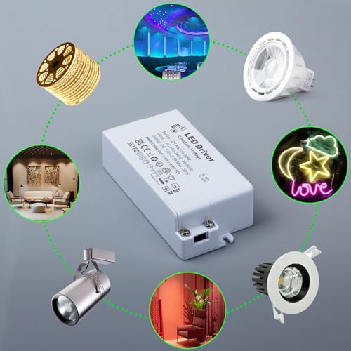 REYLAX LED Driver 12V 30W, Transformer 240 to 12V DC 2.5A, Constant Voltage Power Supply Adapter, Low Voltage Converter for Strip Light, Downlight and G4, MR11, MR16 Light Bulb