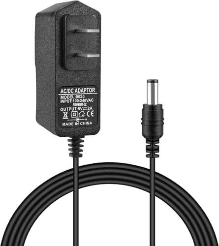 Waysse 5V 2A Power Adapter, 5V 2A Power Supply Adapter, AC Adapter 100V-240V AC Power Adapter Wall Charger for TV Box, Camera, Speaker,Router & More DC Devices