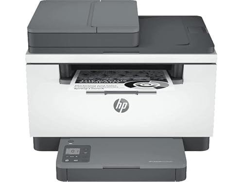 HP LaserJet MFP M236sdw - A4 All-in-One Monochrome Laser Printer. Print/Scan/Copy ADF. 2-sided print. WiFi, Bluetooth and Ethernet. Apple Airprint™, Mopria™ and WiFi Direct. White color