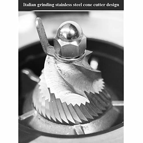 Feixunfan Kaffeemühle Elektrische Bohnenschleiferkaffeebohnenmühle Italienische Amerikanische Kaffeemühle für Kaffee… – Bild 5