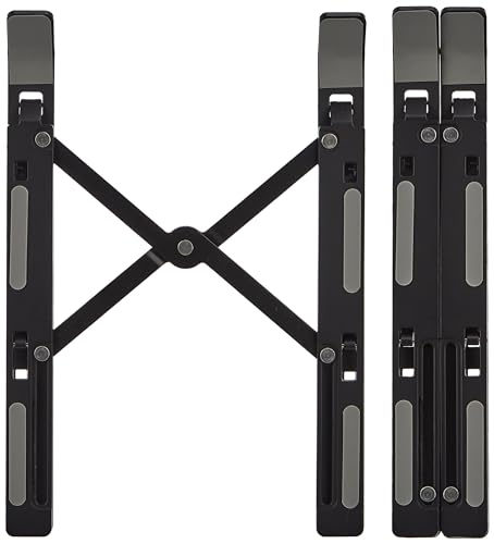 amazon basics Tabletop Laptop Stand, Ergonomic Adjustable & Ventilated ...