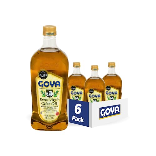 Goya Foods Extra Virgin Olive Oil, 50.7 Fl Oz (Pack of 6)