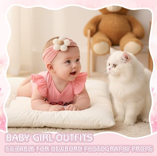 Image of Baby Girl Gifts, Baby Shower Gifts for Girls, New Mom Gifts Baby Girl Gift Baskets Elephant Baby Milestone Blanket Mommy and Baby Canvas Pouch Set Pregnancy Gifts for Women and Baby