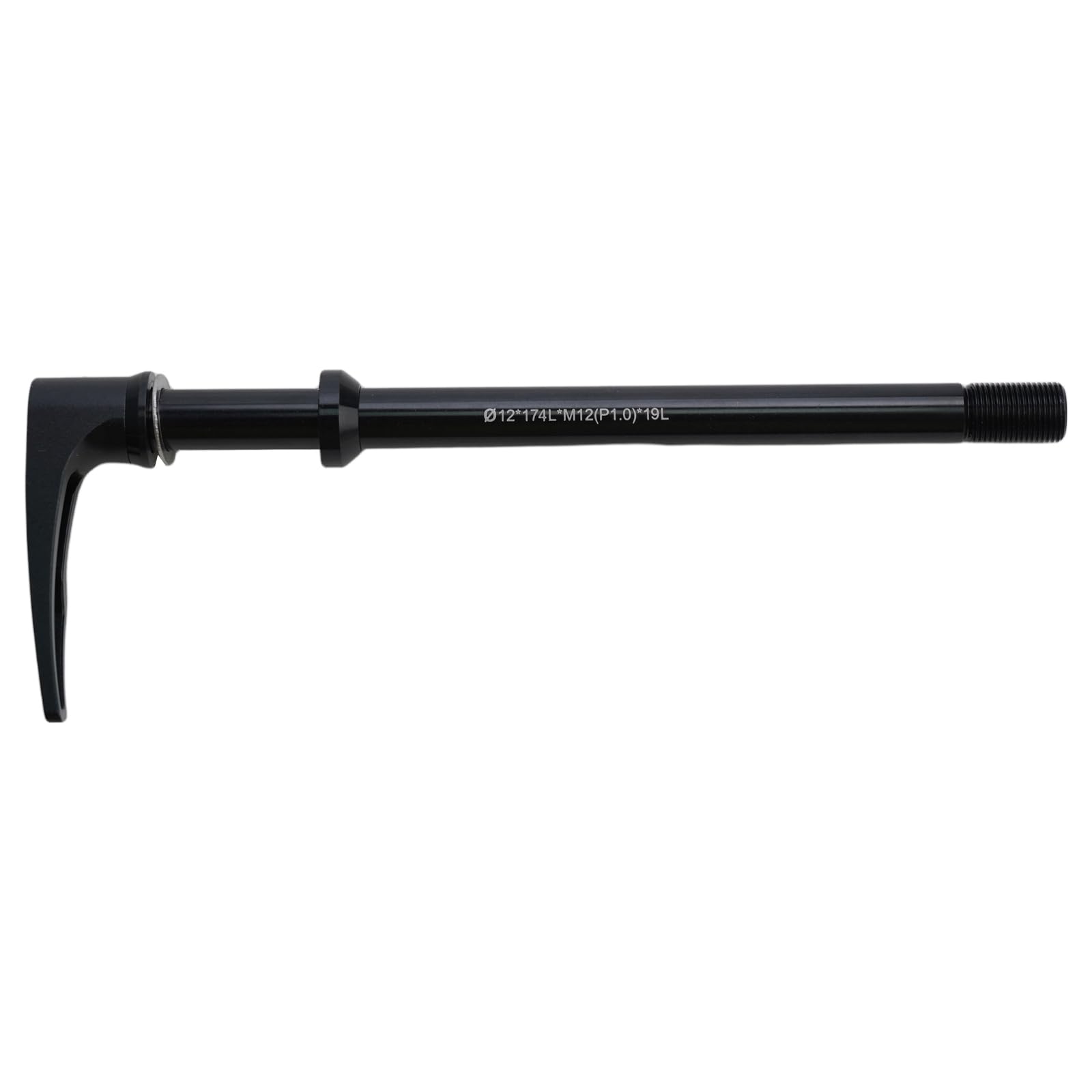Bike Fork Thru Axle,Thru Axle Lever Bike Bicycle Thru Axle Lever 100/142/148x12mm For Bicycle And Mountain Bike,Black Aluminum Alloy(142X12mm)