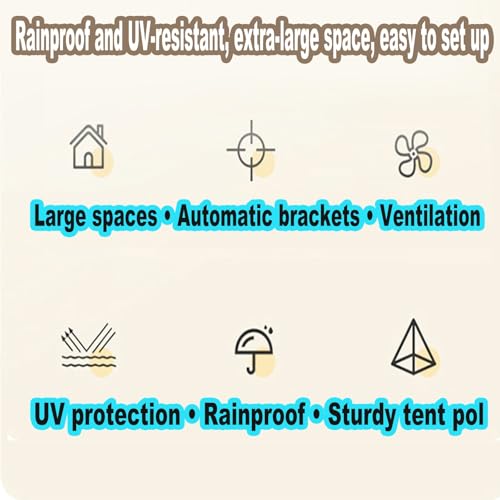 Carpa automática rápida tipo triángulo para 3-5 personas miniatura 7