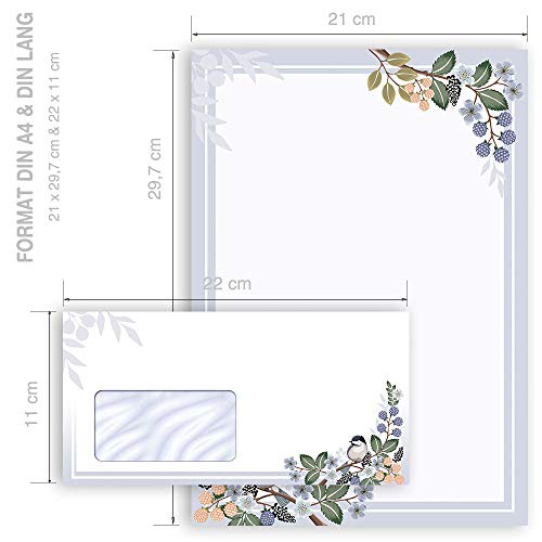 Motivo-set di cancelleria RAMI DI PRIMAVERA