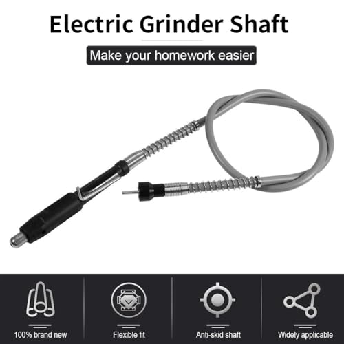 Telituny Flexible Biegsame Welle, 104cm Bohrer Universal Flexible Flex Welle Verlängerungskabel mit M8 Schnellspannbohrfutter und 3,2 mm Spanndurchmesser, für Bohrmaschinen, Schleifgeräte
