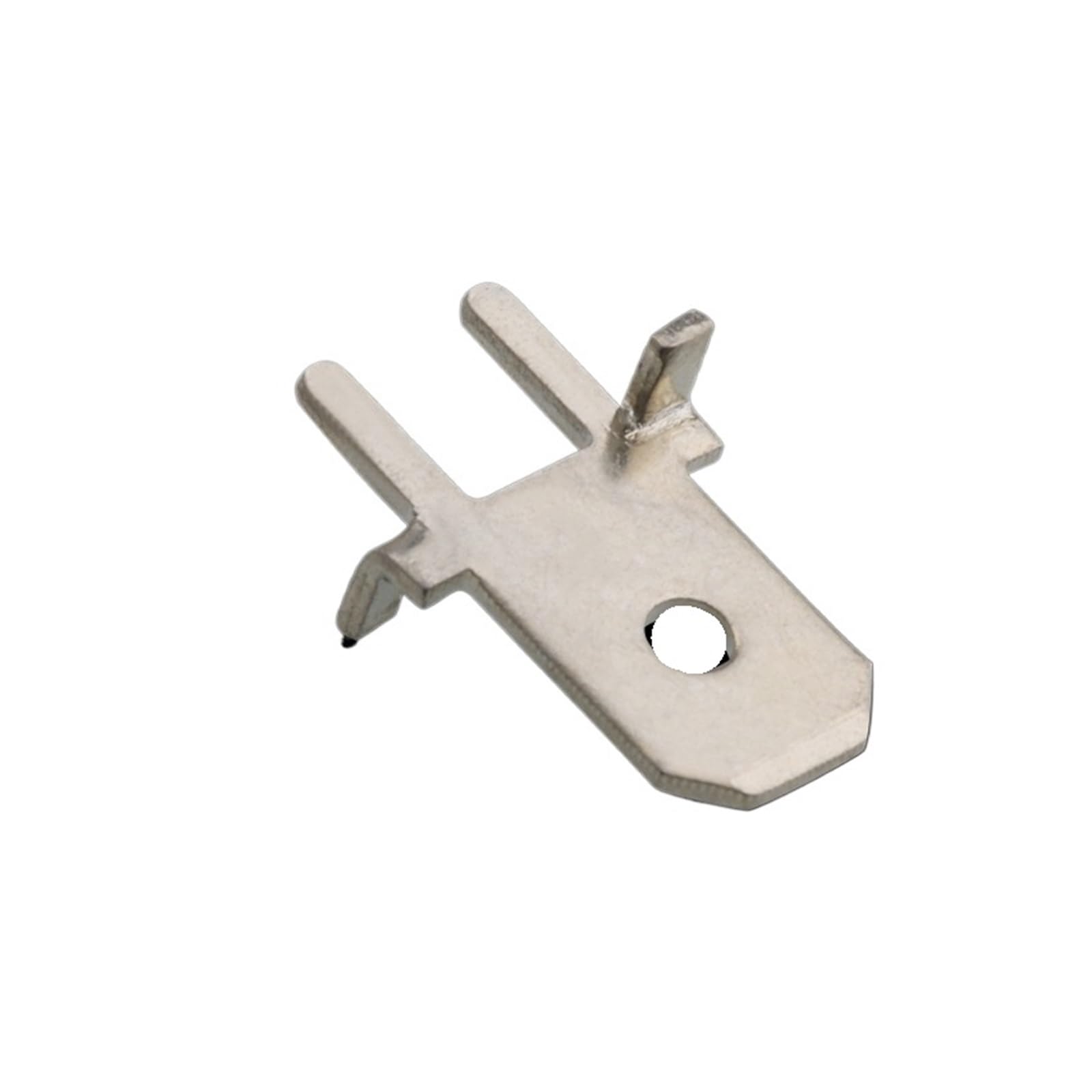 Bornes à souder PCB 6.3mm connecteur circuit imprimé laiton étamé 6112-A6.3 en lot de 50