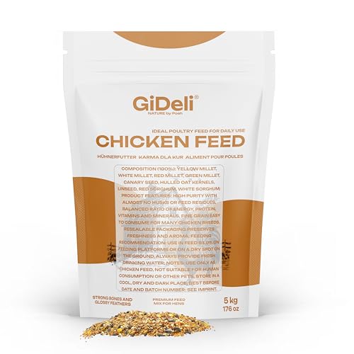 GiDeli kippenvoer 5 kg - legmeel compleet voer voor kippen