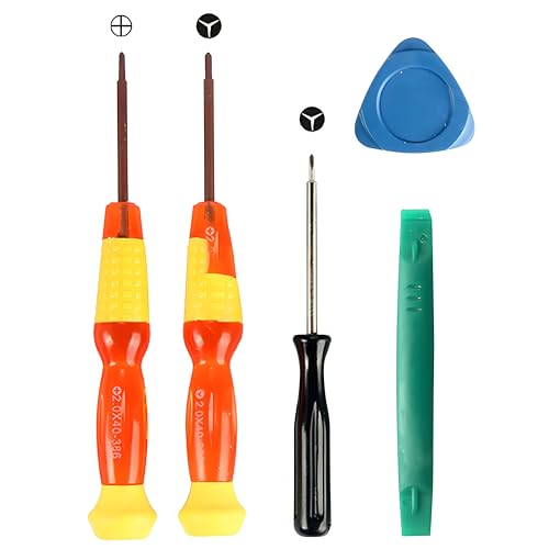 ZHSHXNGY ジョイコン joy-con switch スイッチ 修理 対応 セット スティック 交換パーツ キットコントローラー NS分解工具 Yスクリューツールキット