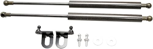 TSUBASA Soportes de elevación para Nissan 370Z Fairlady Z Z34 2009-2020 capó delantero Modificar puntales de gas Amortiguadores de fibra de carbono,