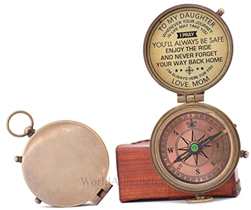 to My Daughter/Gift for Daughter from Dad/Gift to Daughter from Mom/Engraved, Personalized Gift for My Daughter/Gift to Daughter/Father Mother Gift idea for Daughter, Weeding (Mom to Daughter)