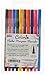 UCHIDA ColorIn, 10 Piece, Brush Tip Marker Set, Primary Colors
