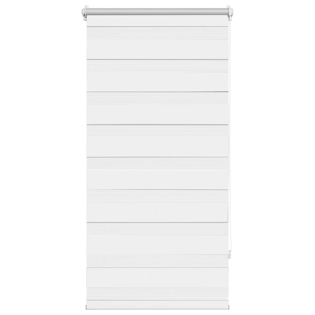 vidaXL Zebra Blind 60.9 x 120 cm White