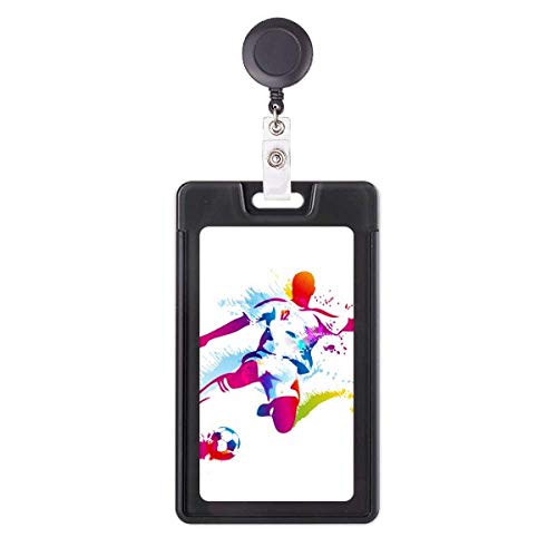 Porte-badge rétractable football pour ne plus perdre sa carte d'accès au travail