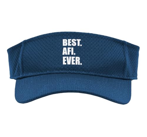 Best AFI Ever Icelandic Nordic Grandfather Sport Sun Visor, Adult, One Size, Navy