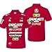 Produktbild Herren T-Shirt Poloshirt Für Ducati Print Jersey Kurzarm Golf Poloshirts Revers Halbarm Sport T-Shirts  Geschenke Für Teenager-Red||L