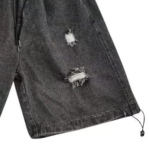 Shorts Vaqueros Vintage Rasgados para Hombre miniatura 6