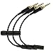 Topoint Replacement iPhone 5 Case Headphone Waterproof Cable/ Wires/ Adapter, 3.5mm Ring Stereo Convert Connect Cable for iPhone 5c 5s Waterproof Case with Seal Cover Plug (3 Pack)