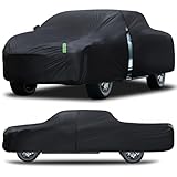 Car Cover Waterproof All Weather Full Outdoor Pickup Truck Cover Rain UV Protection, Size T2 Universal Fit for Ford F150 Chevy Silverado Dodge Ram 1500. (Fit Truck Length 221 to 228 inch)