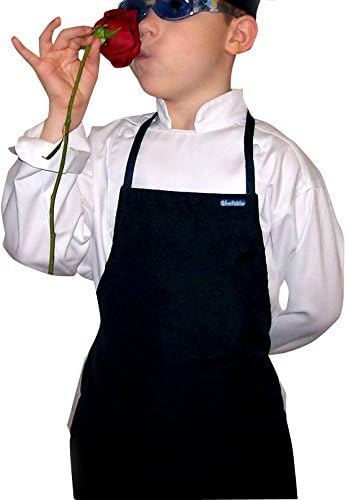 Vista 8 de CHEFSKIN Sombrero de chef blanco para niños, tela suave totalmente ajustable, Blanco