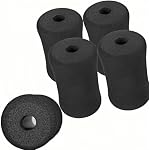 4 pcs Peintre en mousse de banc, WizeFolk Éponge Cover Équipement de fitness, Rouleaux Remplacement Rouleau de mousse, Manche d'entraînement Ab pour banc de poids,Inversion d'équipement de table et de salle de gym