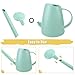 Watering Can for Indoor and Outdoor Plants - Long Spout Water Can for Garden, Flower, House Plants - 1.8L/1/2 Gallon (Green)