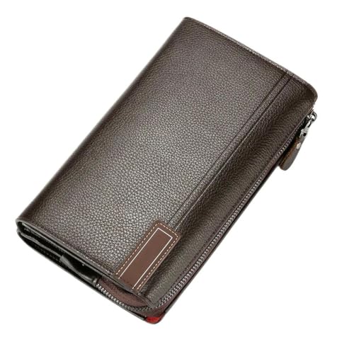 Porte-feuille pour homme et grande pochette multifonctionnelle noire