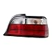SPEC-D TUNING Red Clear Tail Lights Compatible with 1992-1998 BMW E36 3-Series 2Dr Coupe & Convertible Models, Left + Right Pair Assembly