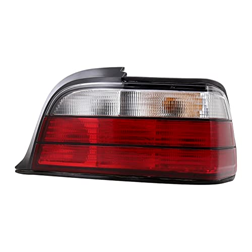 Spec-D Tuning LT-E362RPW-APC Bmw E36 3-Series 2Dr Euro Red Clear Tail Lights