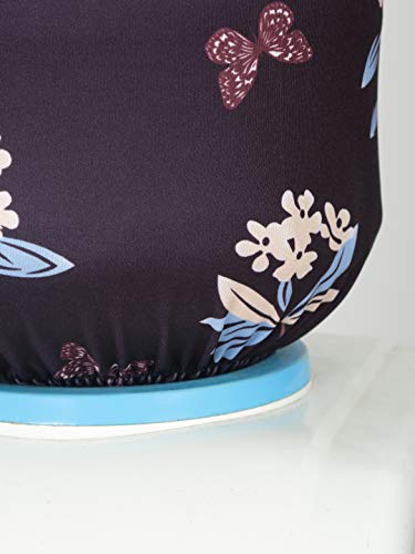 Image of Cortina Printed Water Dispenser Bottle Can Cover | Can Protector | Elastic Closure | Polyester Material | Environmental Friendly | Digital Print | 45cm x 42cm x 43cm | 20 Lts | 2Pc | Black & Blue 3