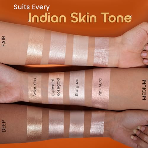 Image of INSIGHT Halo Glow Illuminator - Solar Kiss | Dewy, Radiant Finish | Liquid Highlighter | Lightweight, Buildable & Long-Lasting | Multi-Use - 20g