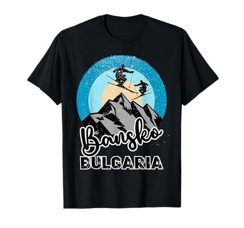 Bansko Bulgaria Ski Snowboarding T-Shirt