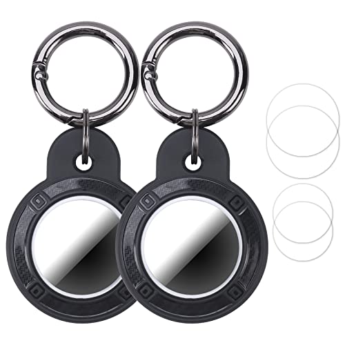 Nothing burger AirTag Hülle mit Schlüsselring, Sichere Halterung Schutzhülle für Air Tag mit Kratzfestigkeit Zubehör Cover