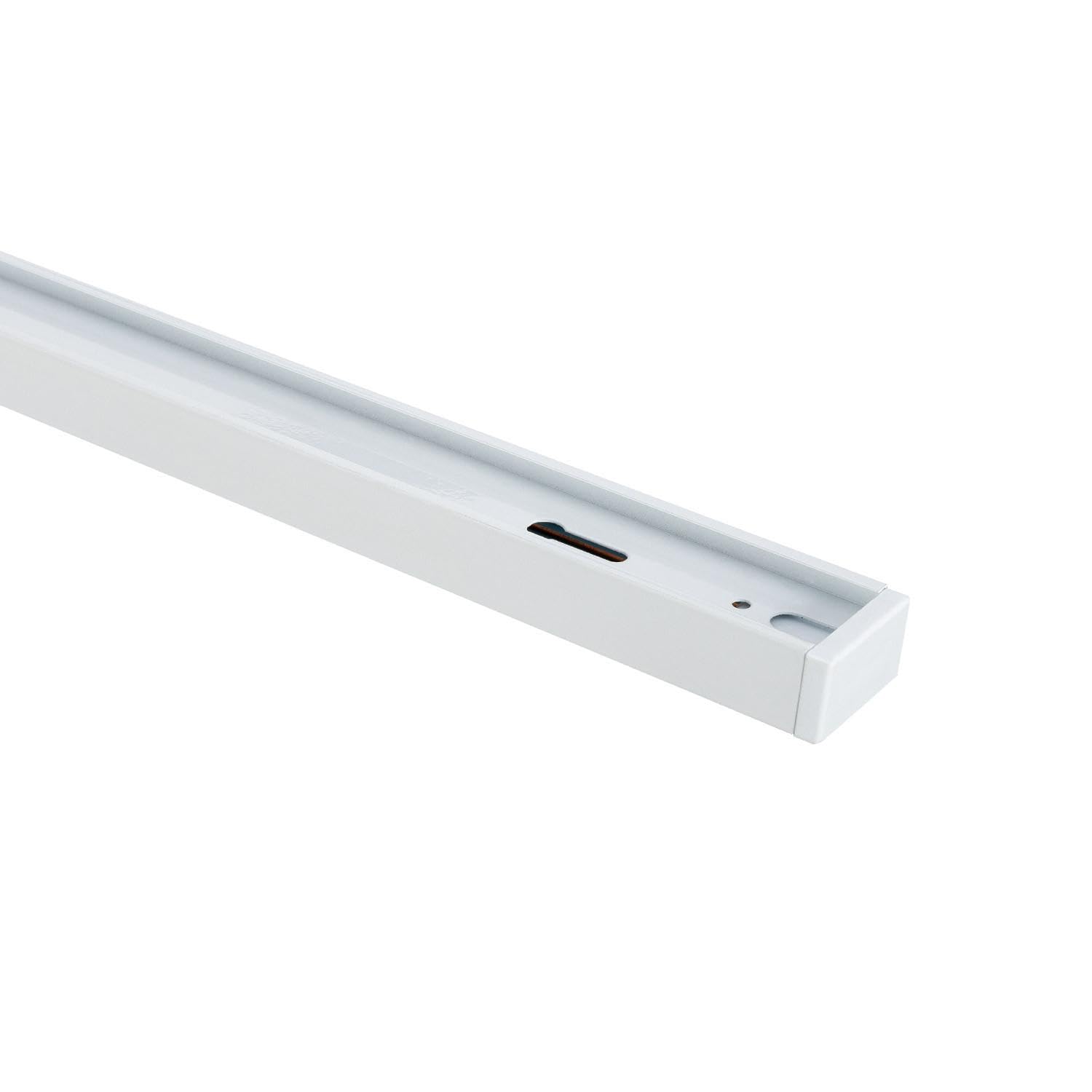 LEDKIA LIGHTING Carril Monofásico Aluminio para Focos LED 1 Metro Blanco