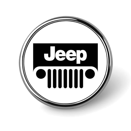 �o�b�W �~�` Jeep Logo ������ ���[�r�b�N �J�� �ۂ� �ʃo�b�W �{�^���u���[�` ���� �o�b�O�� �A�N�Z�T���[ �H�|�i �v���[���g �j�����p ������� 25mm
