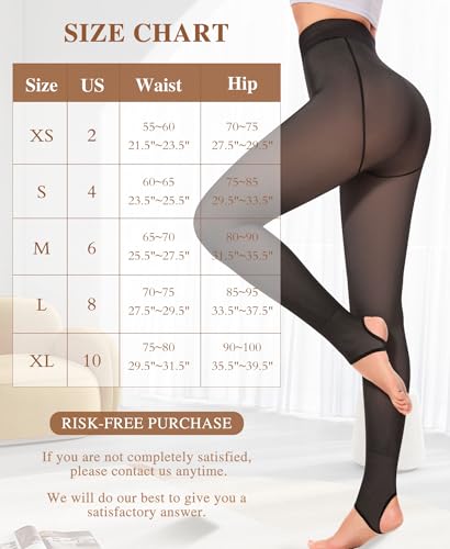 Image of DOCUMO Women's Tights 80 Denier Opaque Tights Soft Solid Color High Waist Stretchy Pantyhose