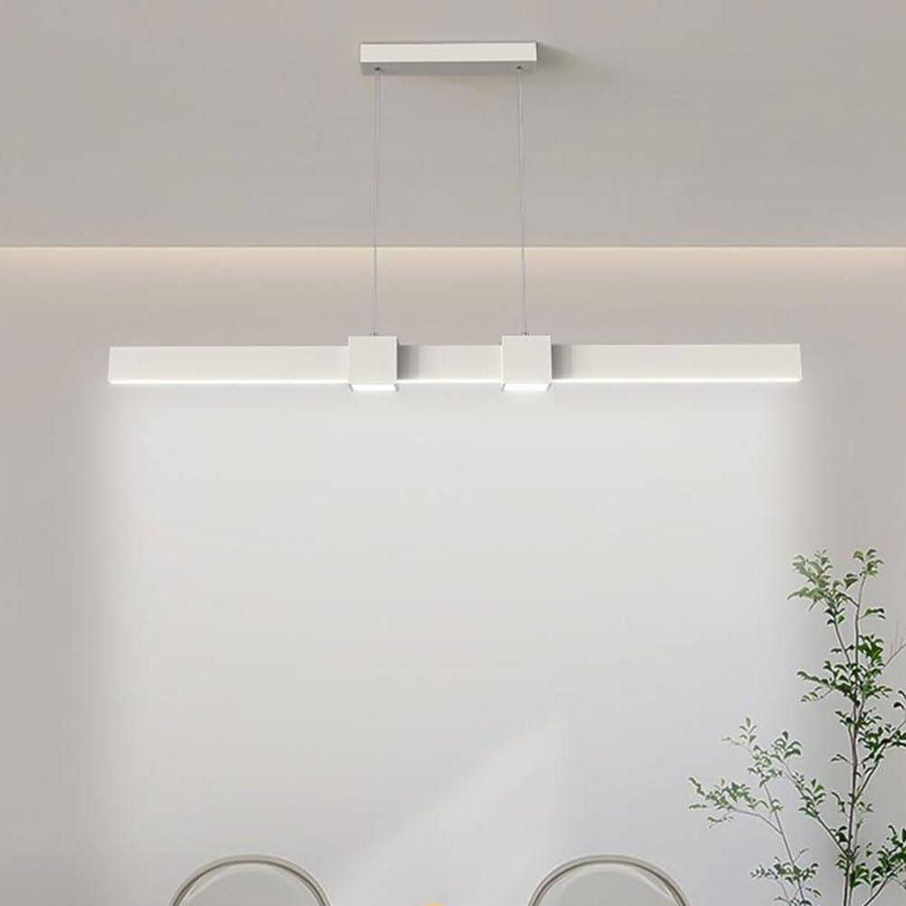 Suspension LED minimaliste fer rustproof iron pendant light longue table moderne