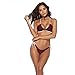 Produktbild Damen Bademode Push Up Bikini Set Zweiteilige Badeanzug Strandkleidung Neckholder Triangel Oberteil Bandeau Strandmode Bikini Brasil Serie