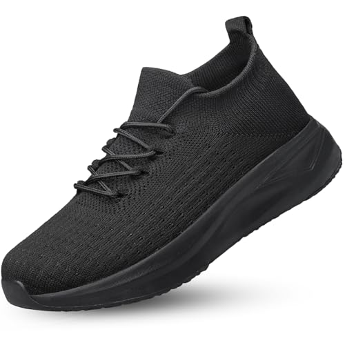 Mens Slip on Walking Shoes Comfort Sock Shoes Non Slip Mesh Casual Running Sneakers