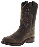  Sendra Boots Herren Cowboy Stiefel 11615M Westernreitstiefel Lederstiefel Lammfellstiefel Braun (40 EU)