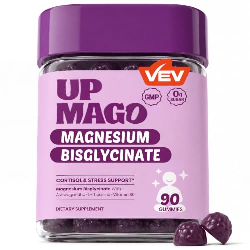 90-Count VEV UPMAGO Magnesium Bisglycinate Gummies