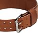 Powerlifting Belt, Weight Lifting Belt Double Prong for Men & Women Leather Weightlifting Heavy Weight Back Brace for Gym Workouts Deadlifts Squats Bench Press Strength Training(M)