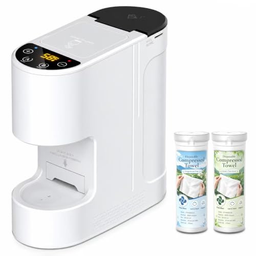 Towel Warmer for Bathroom & Spa,BEQOOL Hot Face Towel Dispenser Machine | 5-Second Fast Heating Portable Mini Towel Heater for Esthetician, Facial Care, Home & Travel
