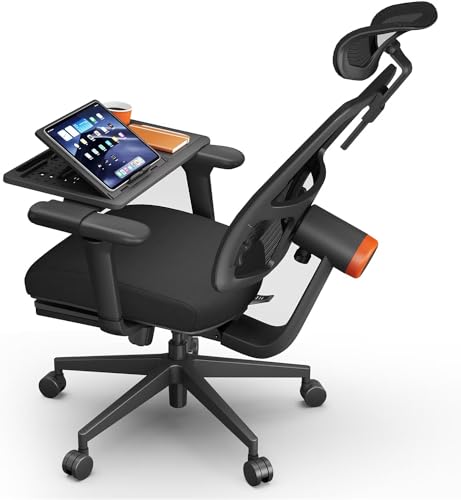 Newtral Chaise de bureau ergonomique avec appuie-tête réglable, accoudoirs, soutien